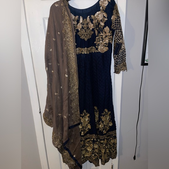Pakistani/indian Maxi dress - Picture 3 of 4